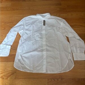 J Crew Women’s White Buttondown Shirt